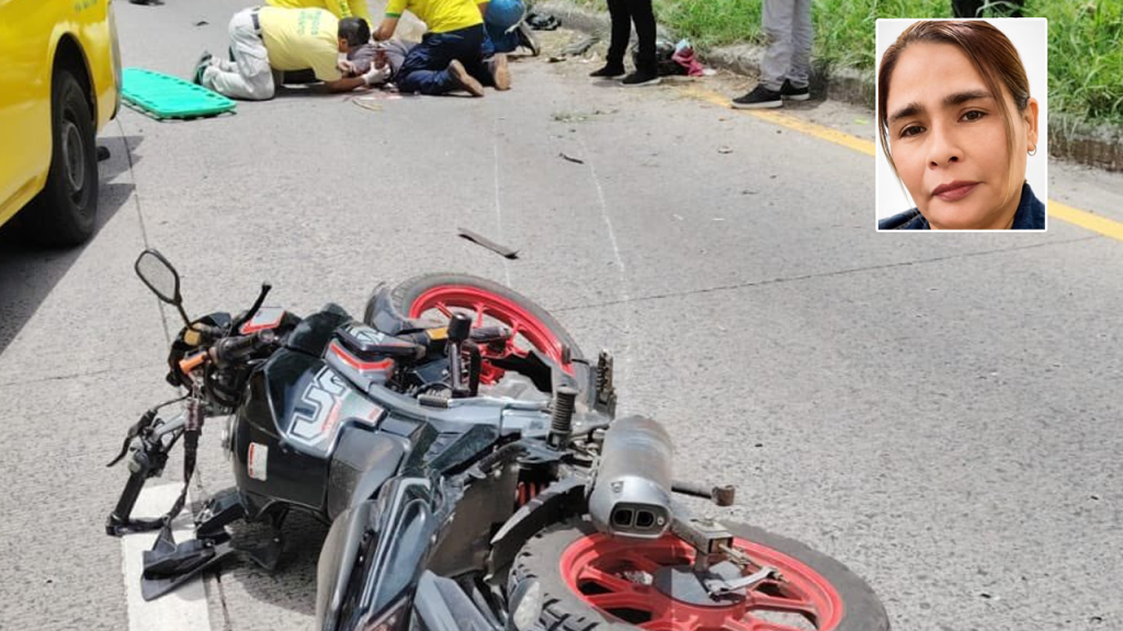 Ella era María, víctima de un accidente de motocicleta en la troncal del Norte