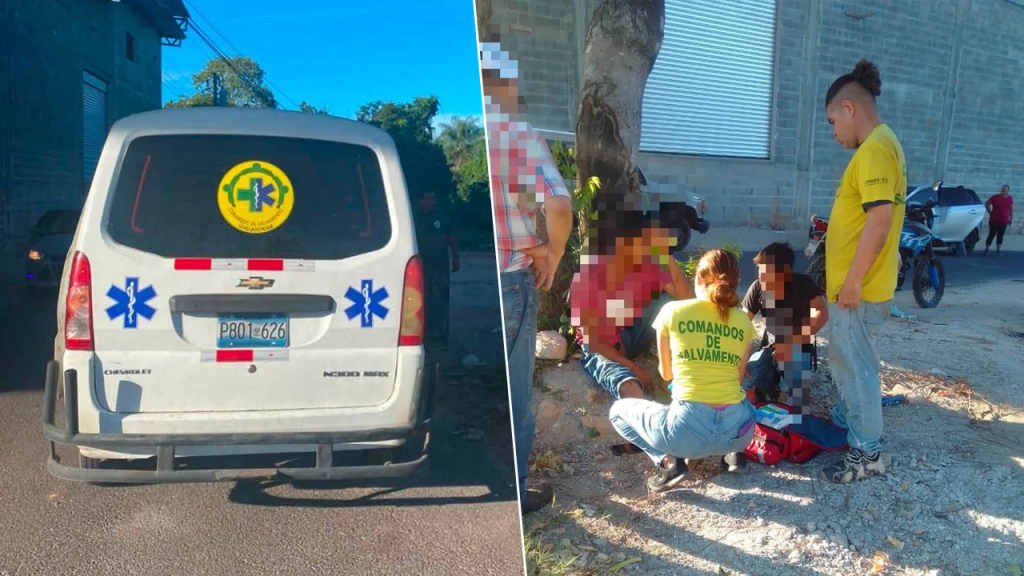 Dos personas lesionadas deja accidente vial en Soyapango