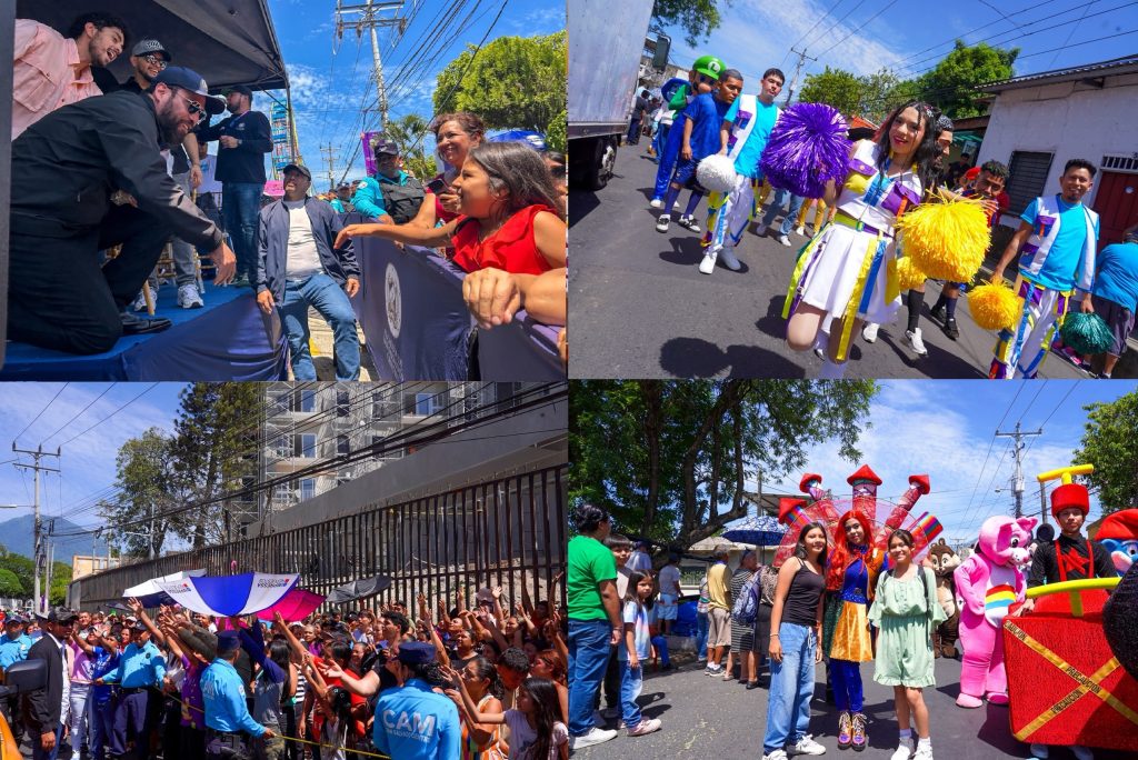 Mejicanos de fiesta con espectacular Desfile del Correo
