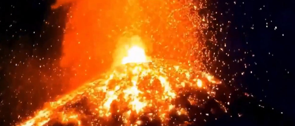 Guatemala: decretan alerta naranja por fuerte erupción del Volcán de Fuego