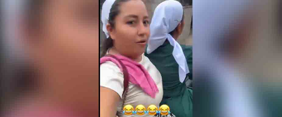 Denuncian a hermanitas de Dios por transportarse en moto sin casco y usando el celular