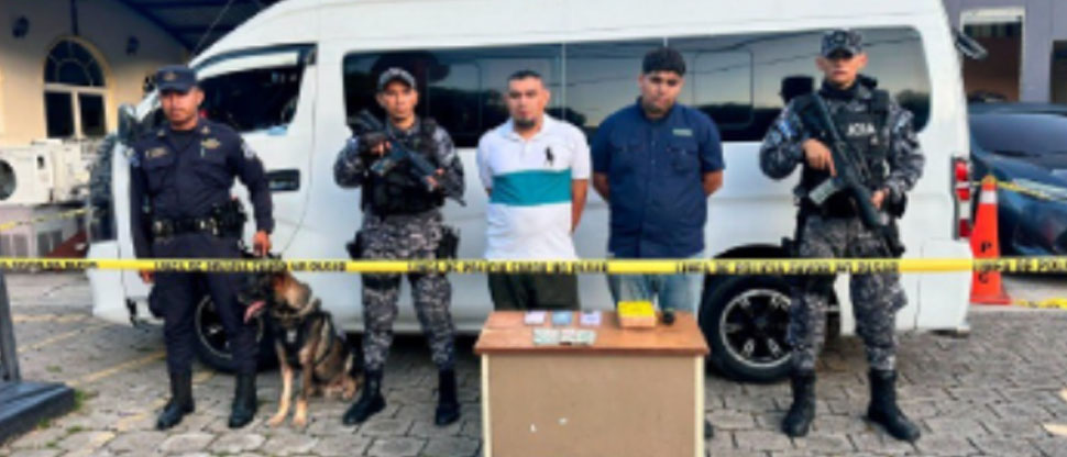 Capturan a dos hermanos por el delito de tráfico ilícito de droga