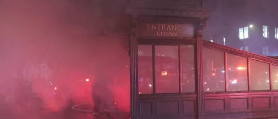 Incendio en el metro de Nueva York deja 14 heridos