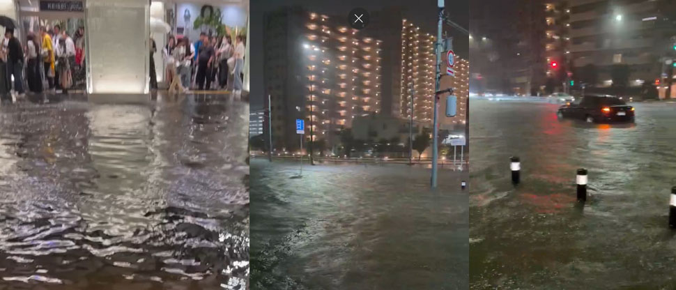 Intensas lluvias afectan China y Japón