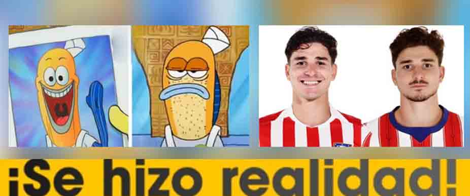 ¡Se hizo realidad!: convierten a Julián Álvarez en meme