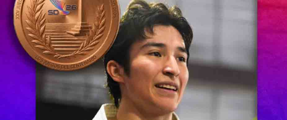 FOTOS: así ganó el karateca cuscatleco Pedro Recinos su medalla de bronce