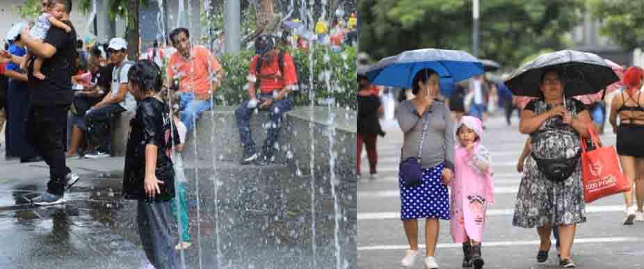 Este es el clima para este domingo: calor y lluvias