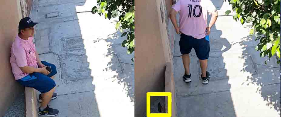 Captan a chalateco haciendo del «2» en la casa de un vecino