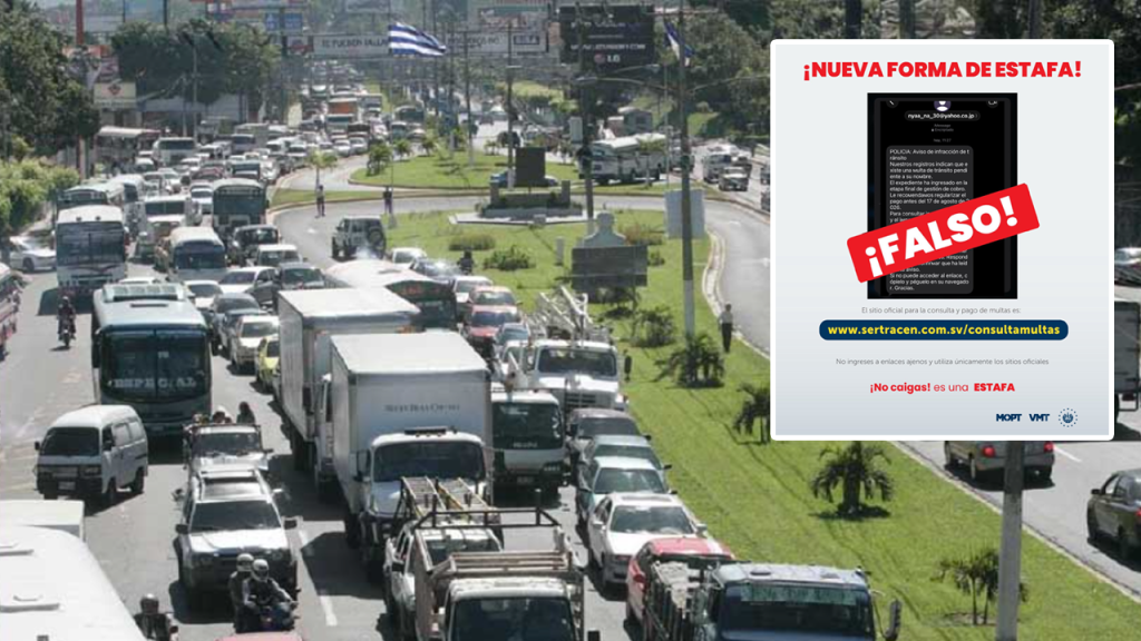 Advierten a la población a no caer en estafas por supuestas multas de tránsito