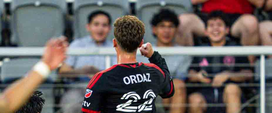 Así marcó el Chelito Ordaz su primer gol con el DC United