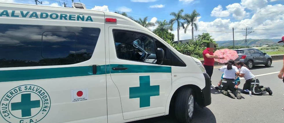 Pasajero resulta lesionado tras caer de un autobús en La Libertad