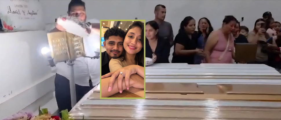 Despiden a novios que no lograron casarse tras ambos fallecer en accidente un día antes de la boda