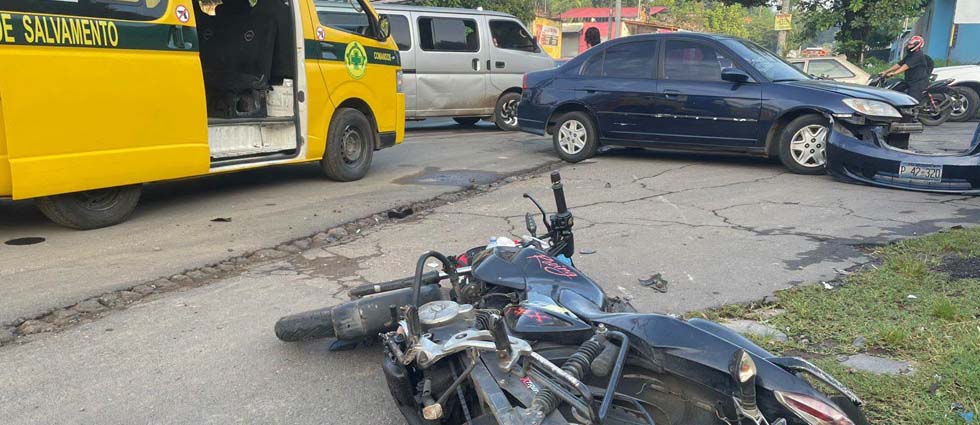 Nuevo choque deja a una persona lesionada carretera antigua a Santa Ana