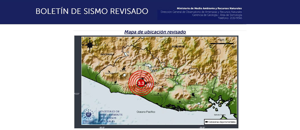 Superficial sismo con epicentro en San Salvador alarma a capitalinos