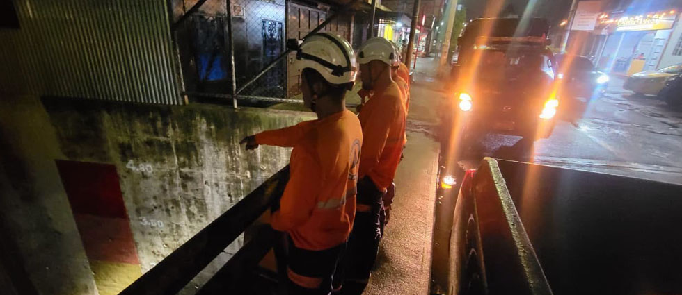 Alcaldía de San Salvador Centro despliega equipos de monitoreo ante intensas lluvias
