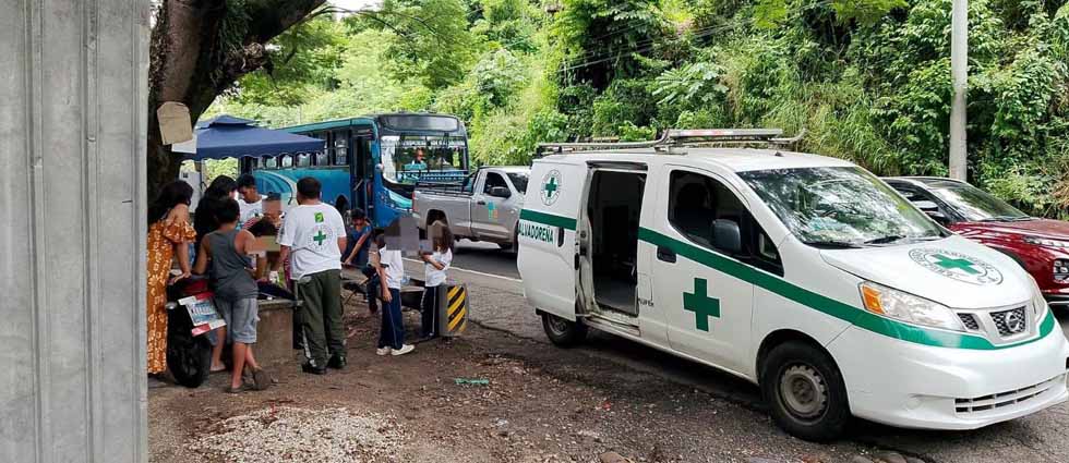 Estudiante menor de edad resulta lesionada tras ser arrollada cuando iba en bicicleta sobre la Troncal