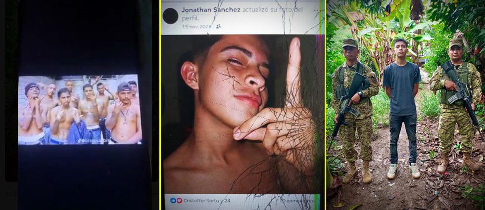 Capturan a menor de 16 años tras hallarle información que lo vincula a la MS-13 en Cabañas