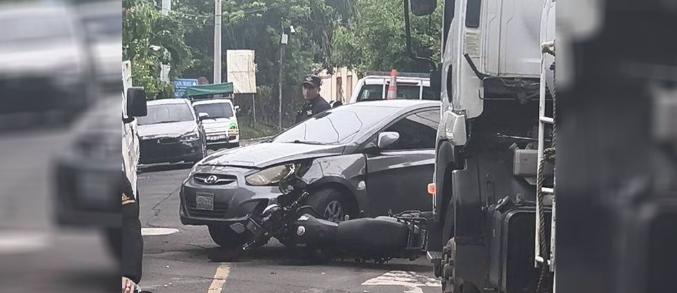 Reportan un lesionado tras choque en Nejapa