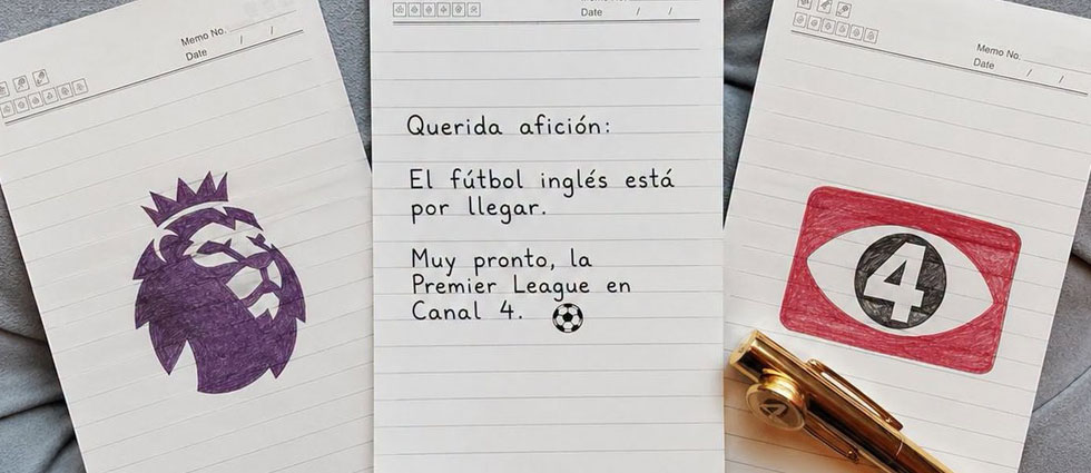 ¡¡¡Parte de la Premier League llega a Canal 4!!!