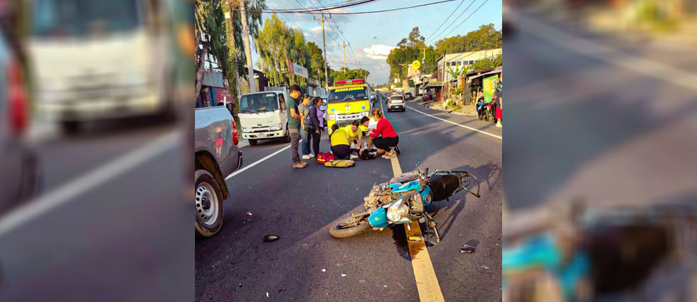 Conductor sufre múltiples lesiones tras siniestro vial en la carretera Panamericana