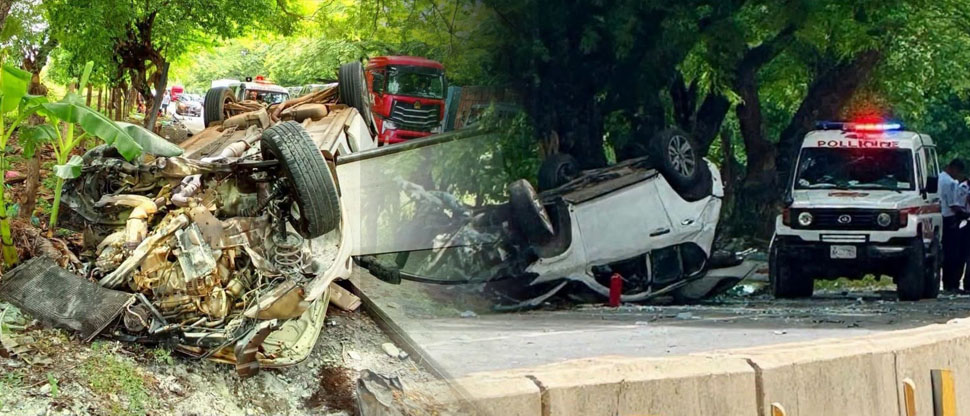 Tres lesionados deja vuelco de camioneta en carretera a Nahuilingo