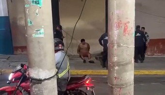 Capturan a sujeto que intentó agredir a un vigilante privado y provocó desórdenes en Zacatecoluca