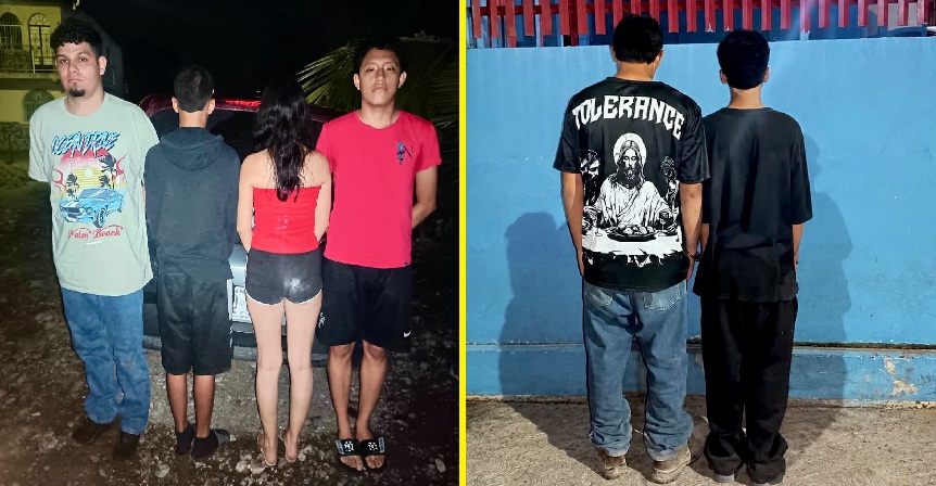 Sorprenden a 2 adultos y 4 menores que transportaban “hierba seca” en un carro en Nejapa