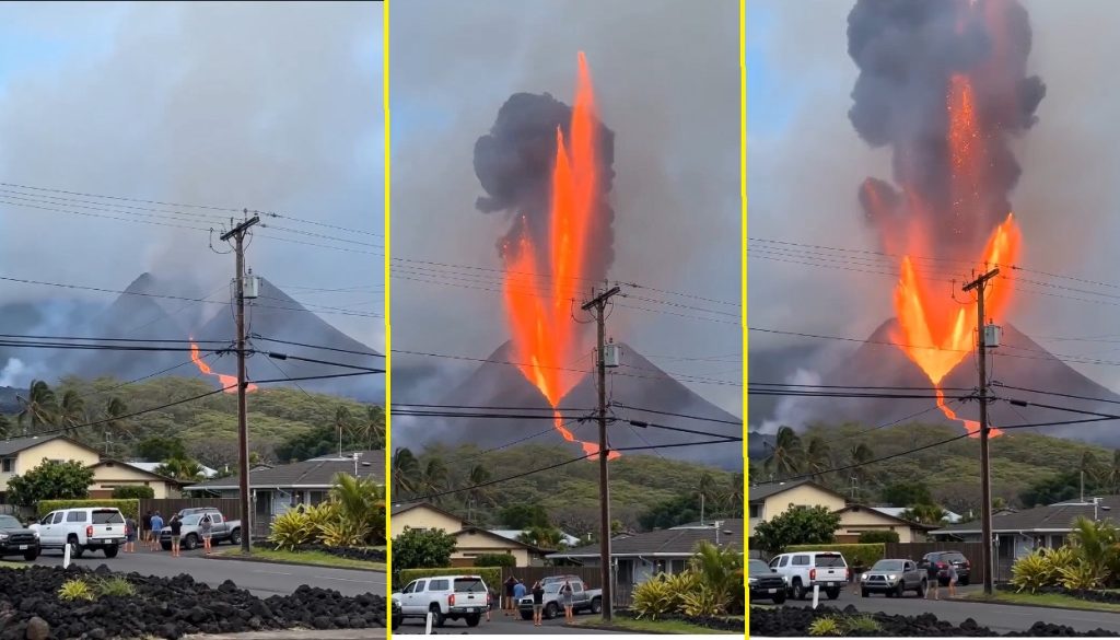 Captan impresionante erupción del volcán Anak Krakatoa