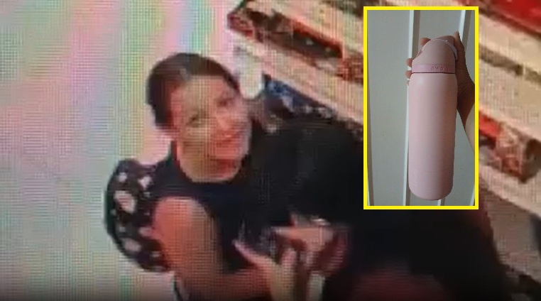 Señorita se arrepiente y devuelve termo que robó tras ser exhibida en redes sociales