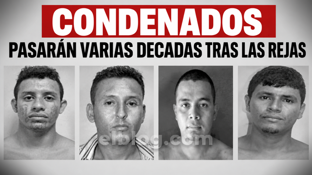 Pandilleros que operaban en La Paz reciben ejemplar condena