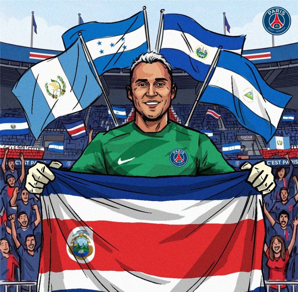 El Paris Saint-Germain saluda a Costa Rica y a Centroamérica por los 205 años de independencia