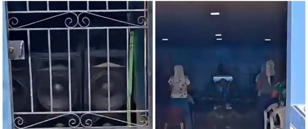 INTOLERANCIA: vecino de iglesia evangélica tiene la música a todo volumen durante culto
