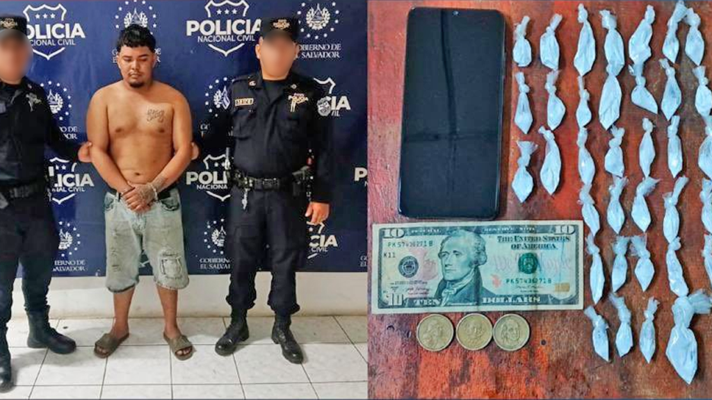 Cae vendedor de drogas que se mantenía afuera de un club nocturno en San Miguel