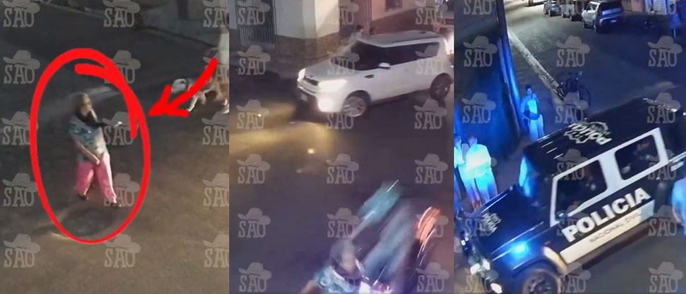 Vídeo impactante: adulta mayor es atropellada por un motociclista en Chalchuapa