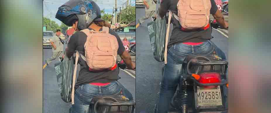 Captan a biker girl borracha y provocando a otra conductora en San Marcos
