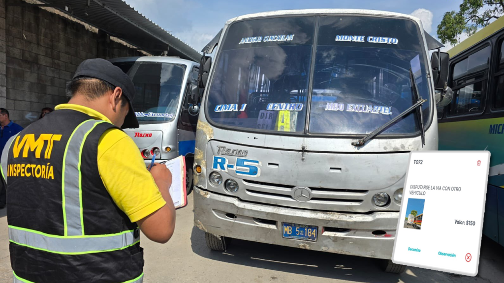 VMT multa a busero que se disputó la vía con otro y puso en riesgo la vida de otras personas