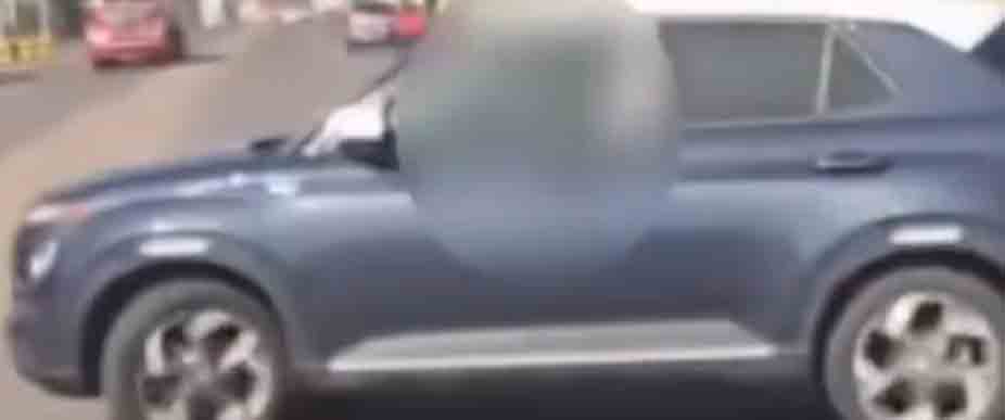 Publican video en la que conductora provoca choque y no quiere pagar por los daños
