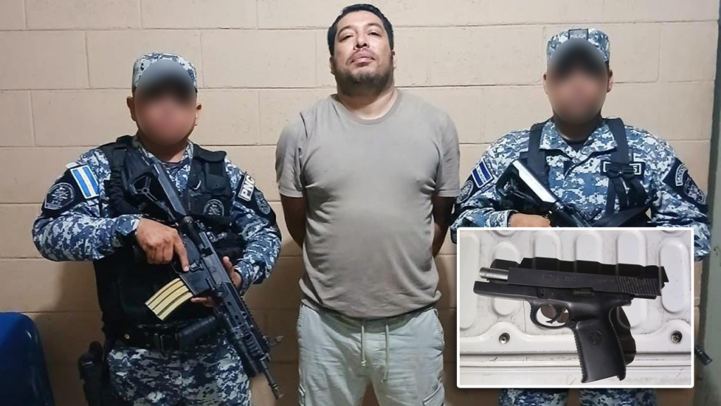 Lo capturan por hacer disparos al aire mientras se encontraba ebrio en La Libertad