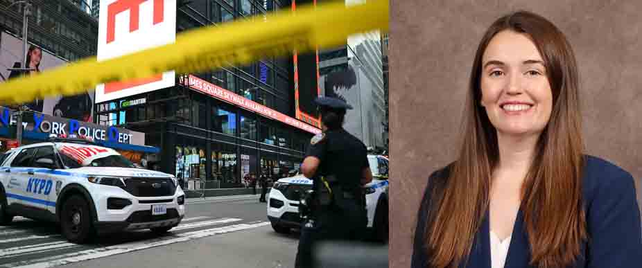 Ella era Erin, vicepresidenta del Bank of America que perdió la vida durante ataque en Time Square