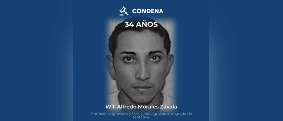 Sujeto pagará 34 años de prisión por el delito de homicidio