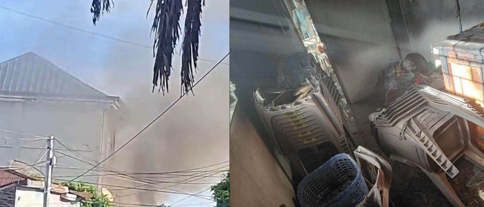Cortocircuito genera incendio en parroquia San José de Berlín, Usulután