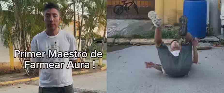 Él es Ricardo Girón, primer maestro de farmear aura