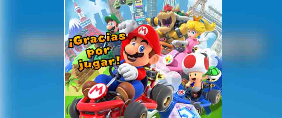 Mario Kart Tour da las «gracias por jugar» a sus fans por 7 años