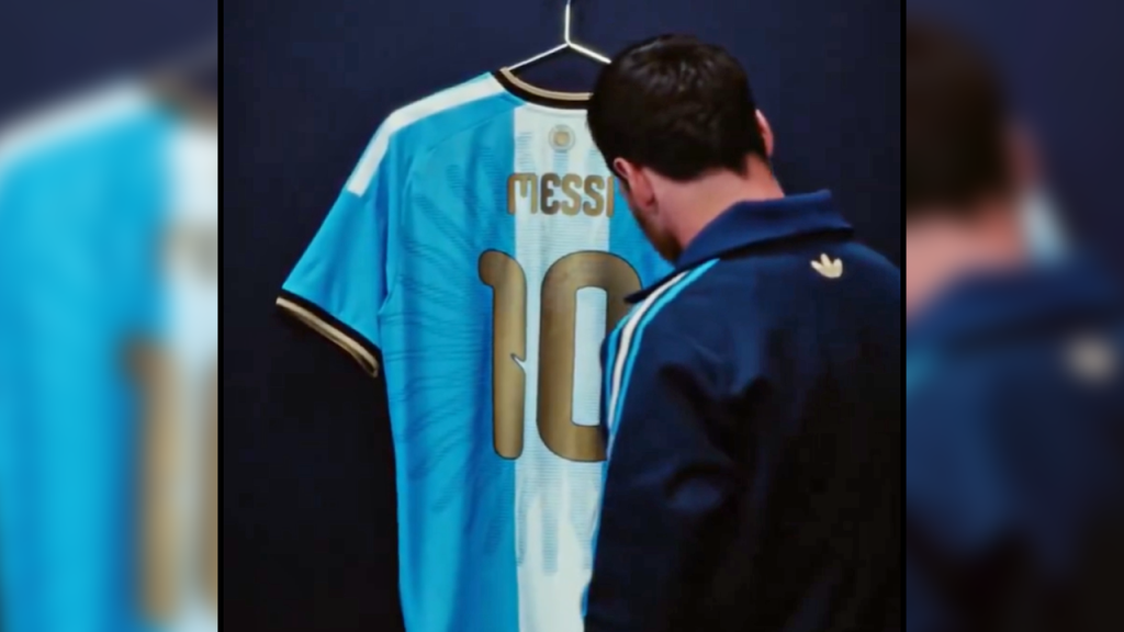 Edición única: esta es la camiseta que usará Messi en su partido de despedida con la albiceleste