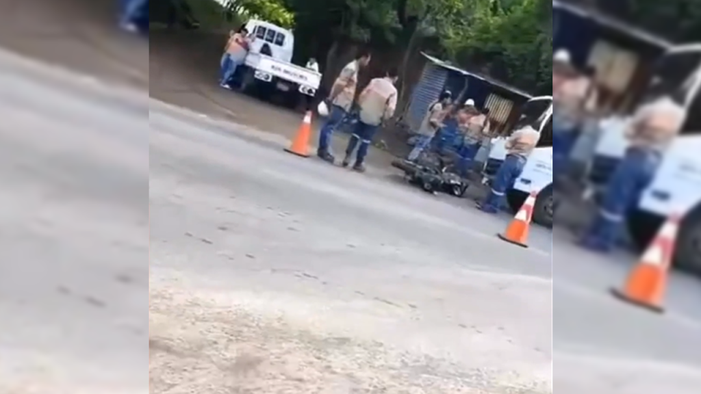 Otro motociclista resulta lesionado tras accidentarse en Metalío, Sonsonate