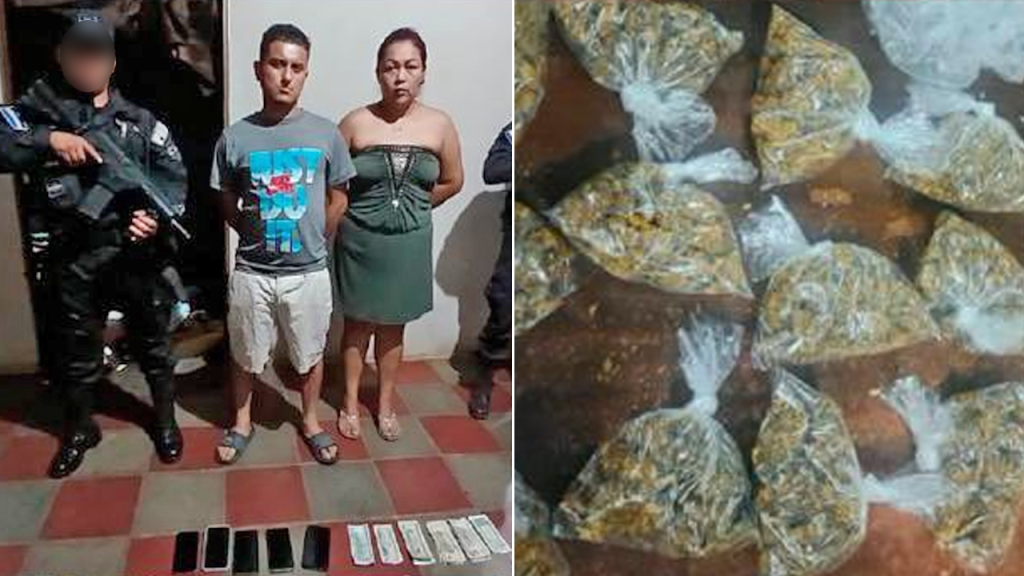 Le caen con operativo a pareja dedicada al tráfico ilícito en Ahuachapán