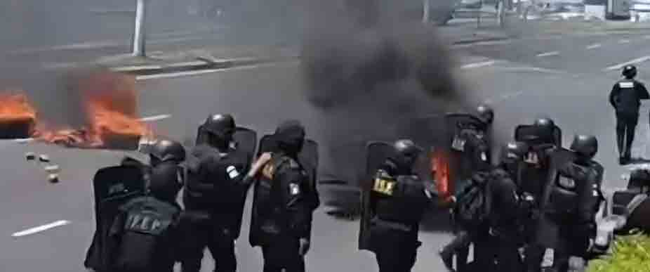 GUATEMALA: policías utilizan la fuerza para liberar calles ante protestas por alza en precios de combustibles