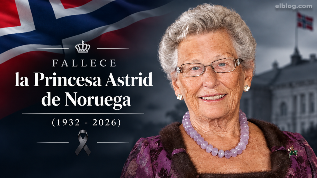 Noruega: muere a los 94 años la Princesa Astrid