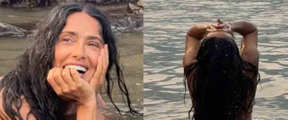 Salma Hayek celebra sus 60 años con una «caliente» sesión de fotos