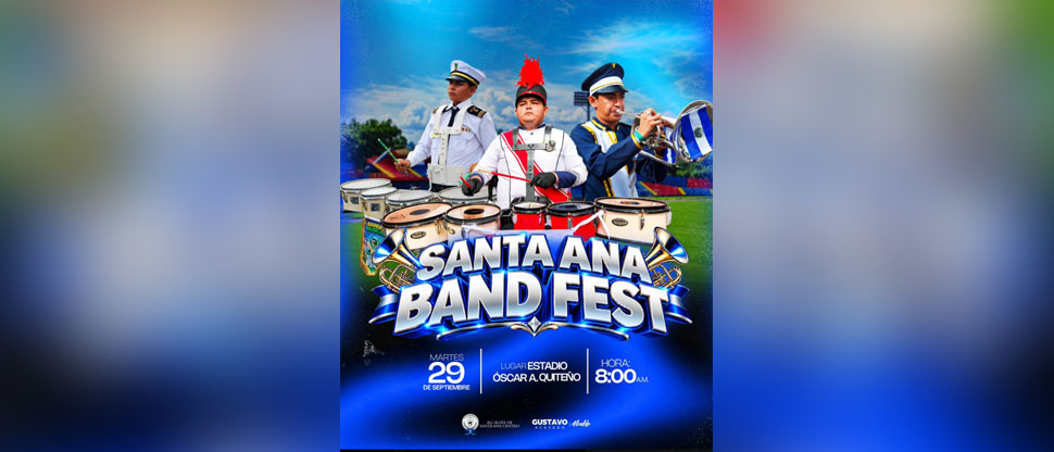 Santa Ana Centro prepara el “Santa Ana Band Fest” con las mejores bandas de paz